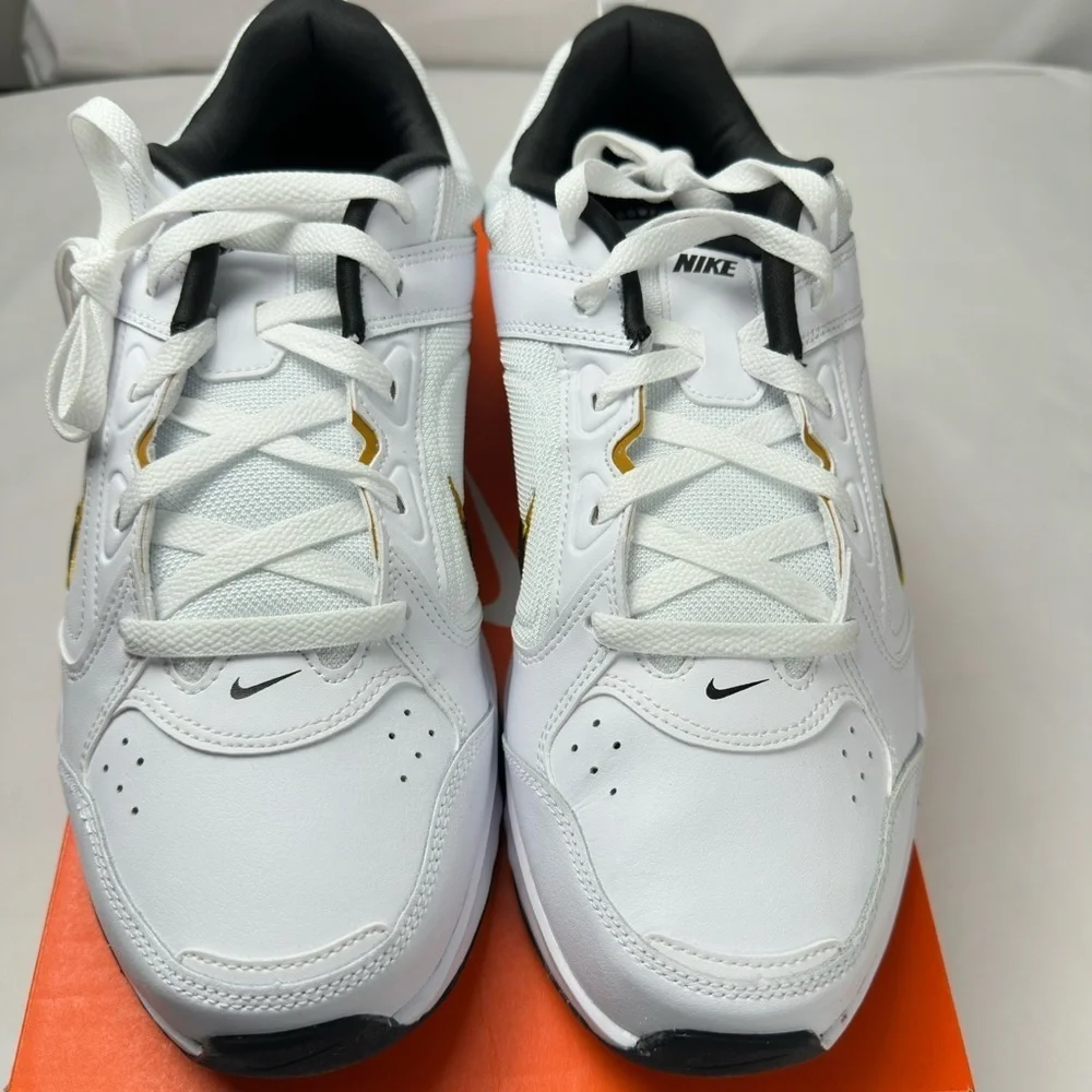 NEW - Nike Defyallday White and Gold Athletic Shoes (11.5 E)